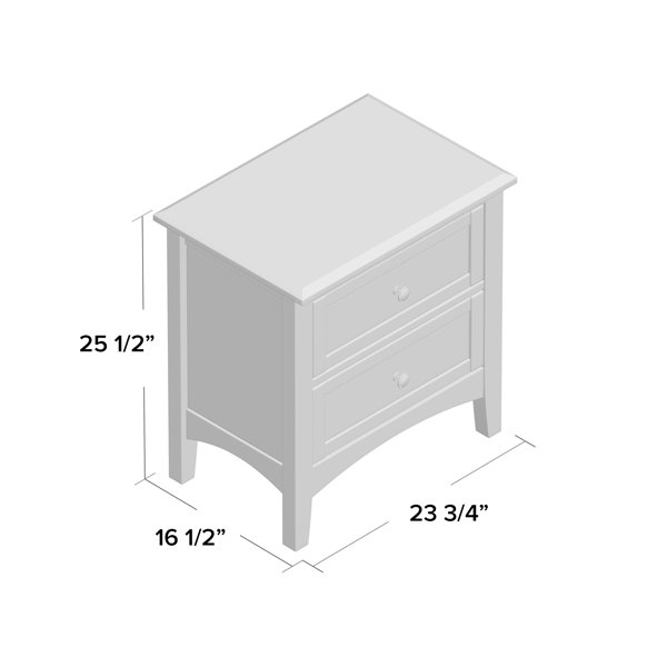 August Grove® Ashauna Solid + Manufactured Wood Nightstand & Reviews